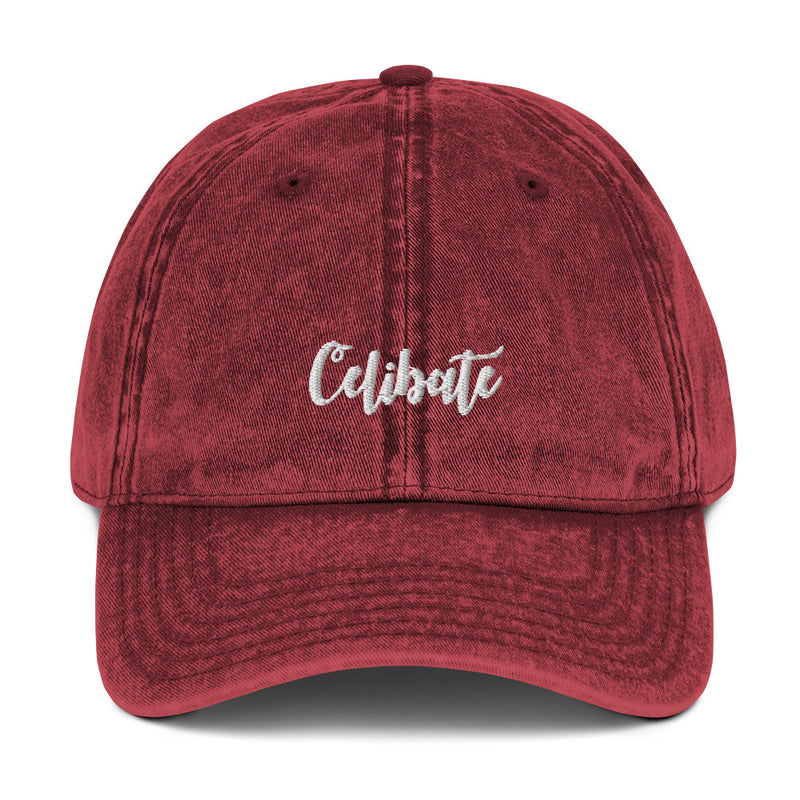 Celibate Vintage Cotton Twill Cap