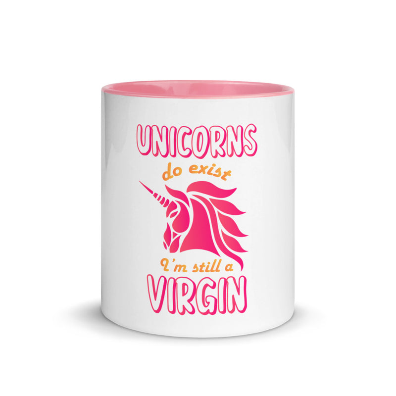 Unicorns Do Exist Mug with Color Inside